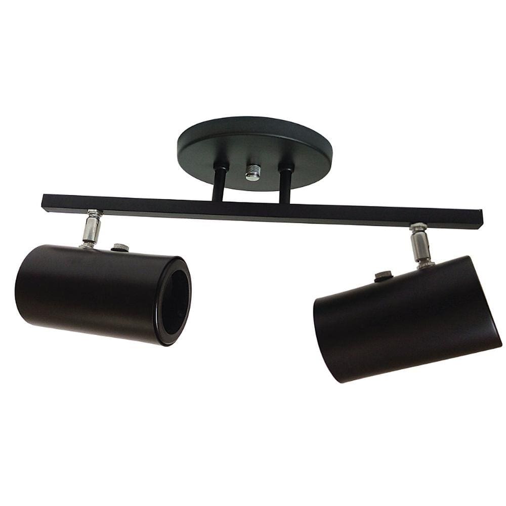 Spot de Sobrepor 2 Lâmpadas 1090 100W Bivolt Preto Pavilonis