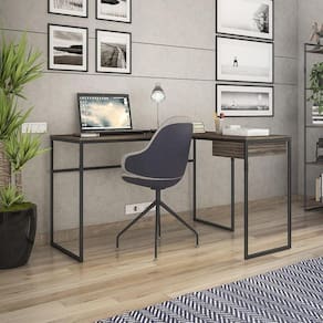 Mesa em L para Escritório Computador 1 Gaveta Industrial