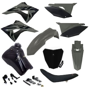 Kit Plástico Biker Next Adaptável Crf 230 Xr 200 Xr 250 Tanque 9L
