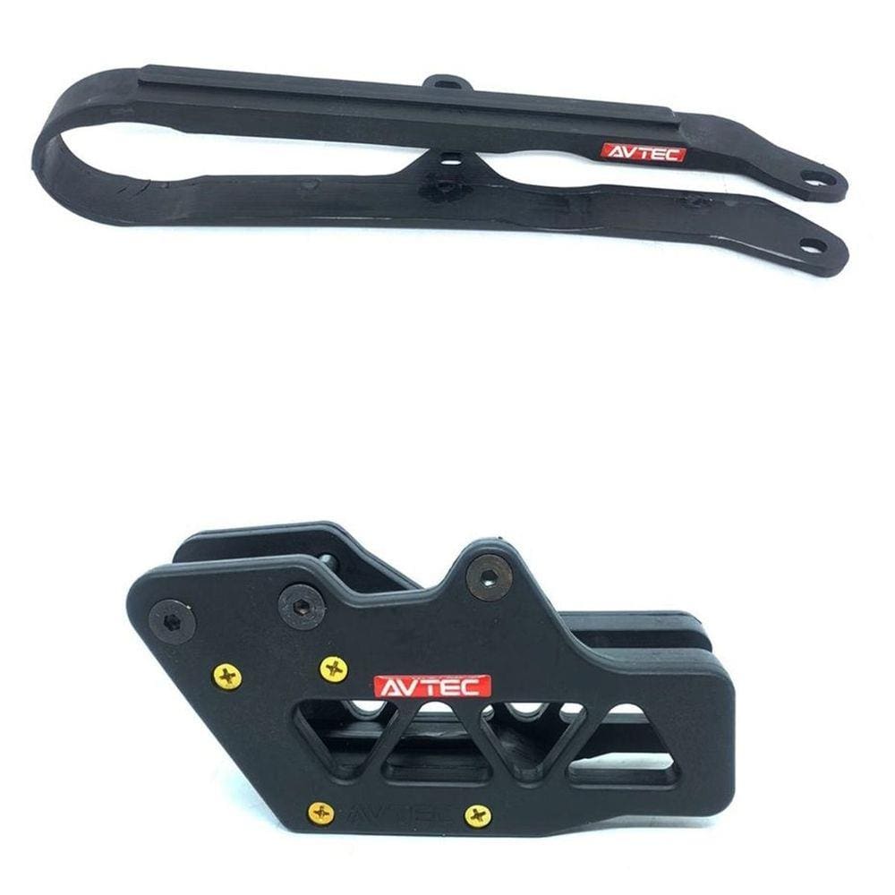 Kit Guia De Corrente Dianteiro e Traseiro Kxf 250 Kxf 450 2009 a 2015