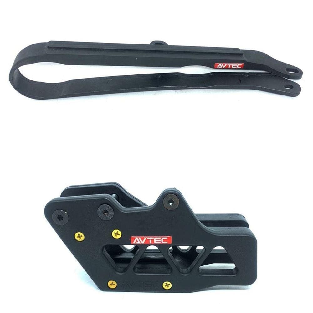 Kit Guia De Corrente Dianteiro e Traseiro Kxf 250 Kxf 450 2016 a 2019