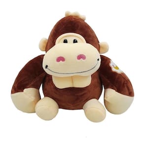 Gorila De Pelúcia Marrom 38Cm