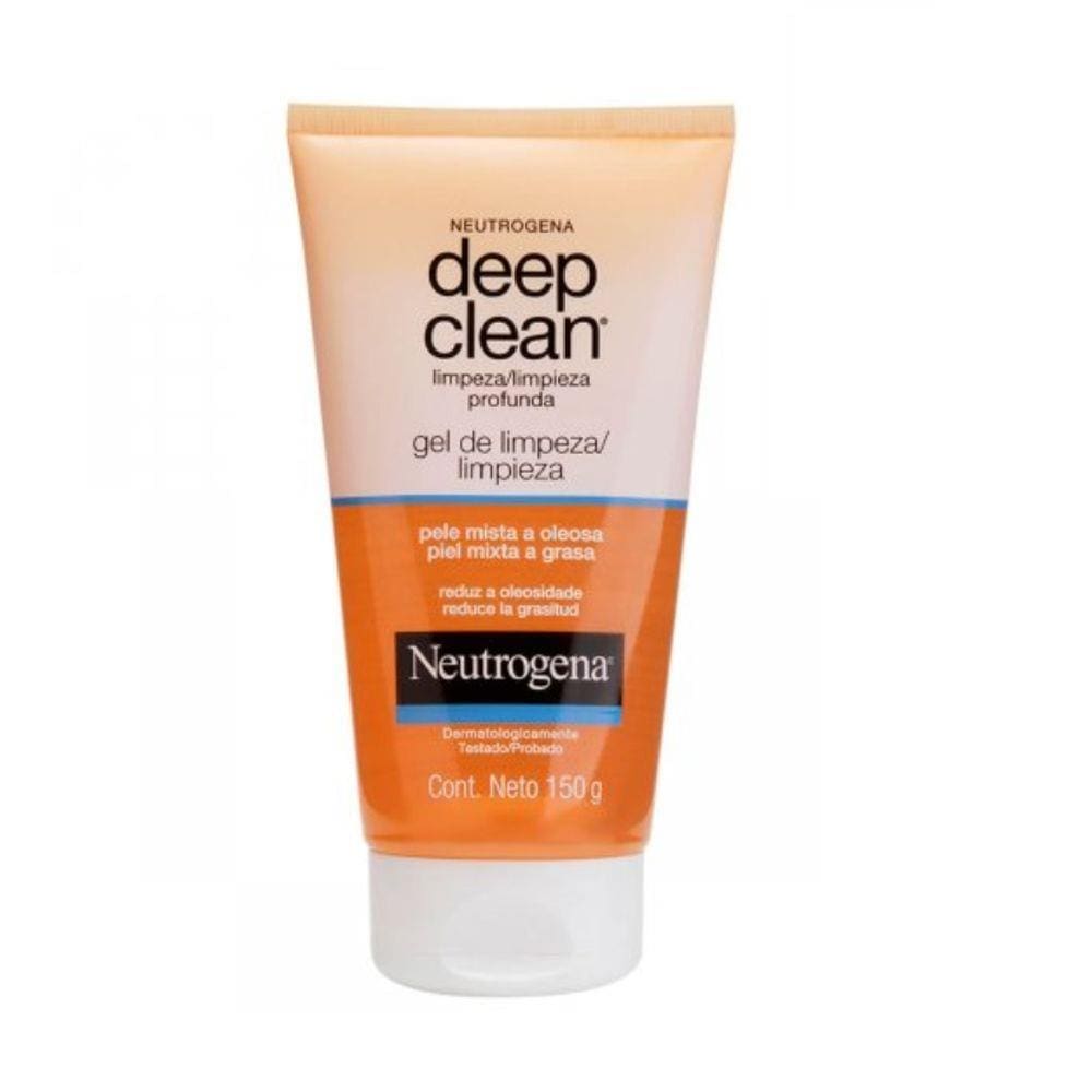 Gel de Limpeza Facial Deep Clean Neutrogena Pele Oleosa Acneica