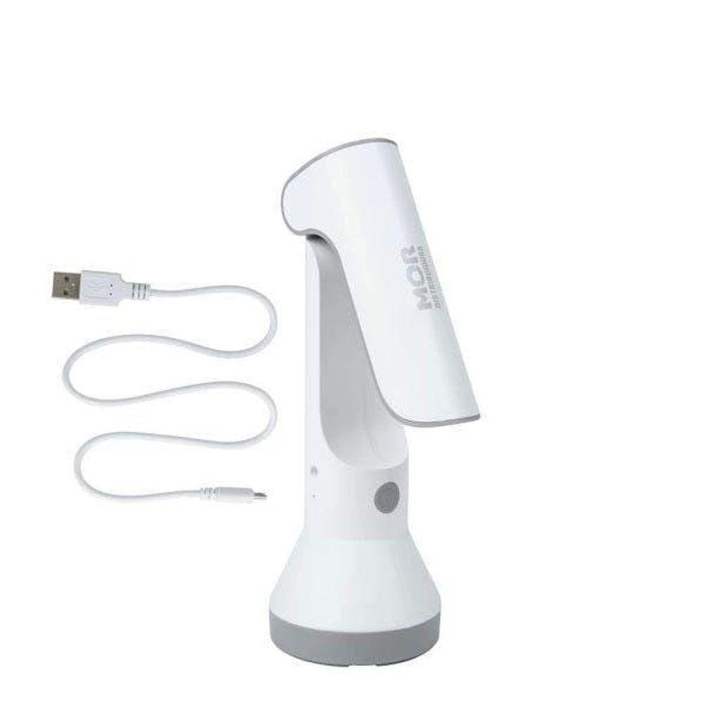 Lanterna E Luminária 140 Lm Led Recarregável Mor 9186