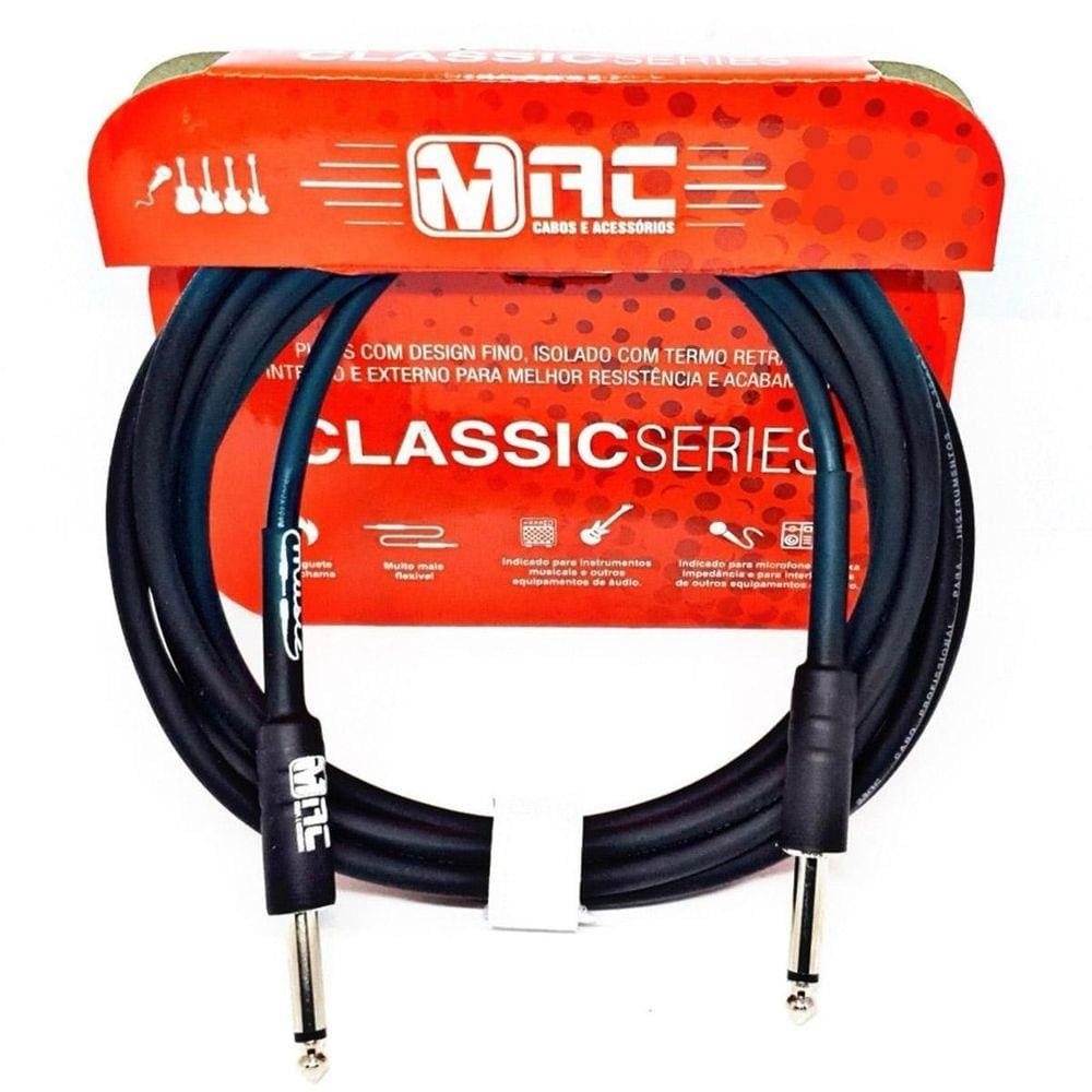 Cabo Profissional Mac Ic10B Classic Séries 3,05M