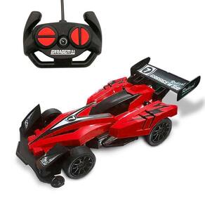 Carro Controle Remoto Corrida Hype Speed Vermelho - Bbr Toys