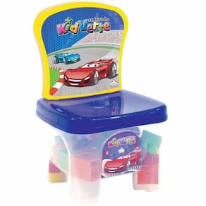 Cadeira KIDVERTE CARROS C/ BLOCOS De Montar - BigStar