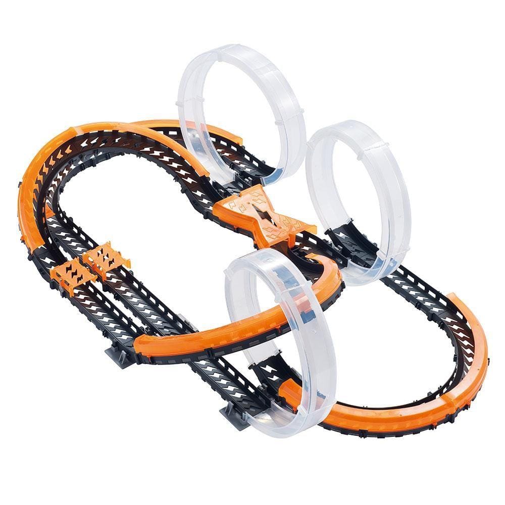 Kit De Carro Com Lançador E Pista Mega Track Looping - Compre