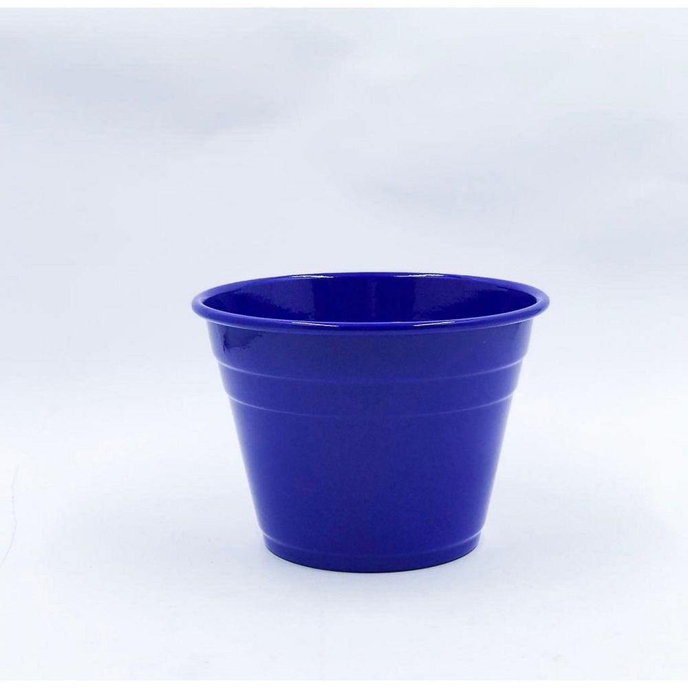 Vaso de Alumínio PP 6,5x7cm Azul Escuro Alumínios Vulcão