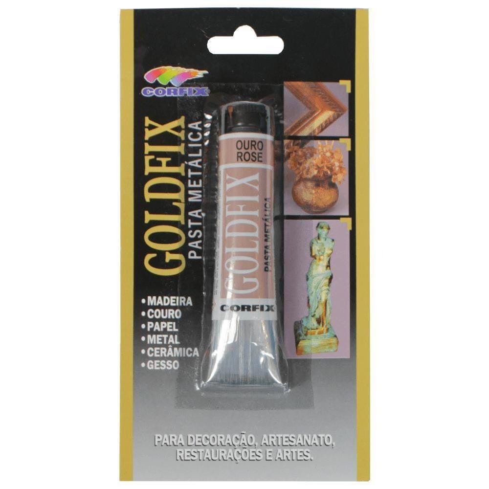 Goldfix Pasta Metalica Ouro Rose