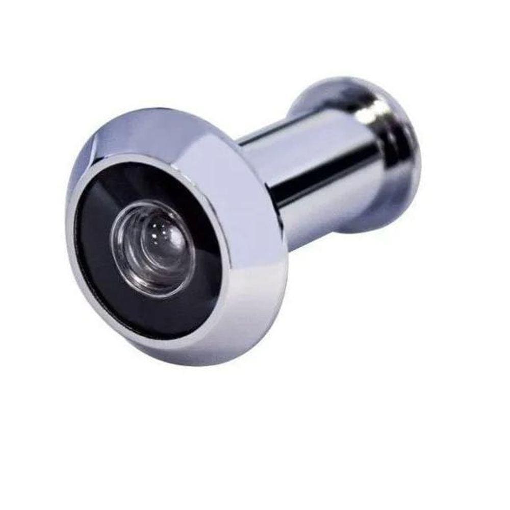 Visor Para Porta Olho Mágico Cromado De 32 Á 52 Mm