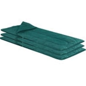 Kit com 3 Sacos de Dormir Com Zíper Para Acampar Verde