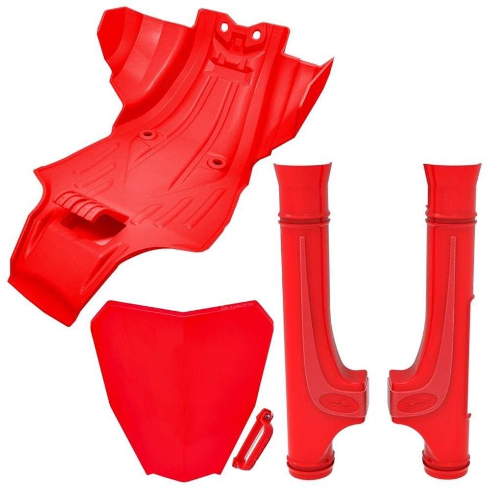 Kit Protetores Anker De Motor e Bengalas Honda Number Plate Biker Crf 250f