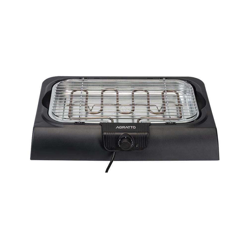 Churrasqueira Elétrica Agratto Mr. Cheff CH2 2000W com Bandeja Coletora Preto