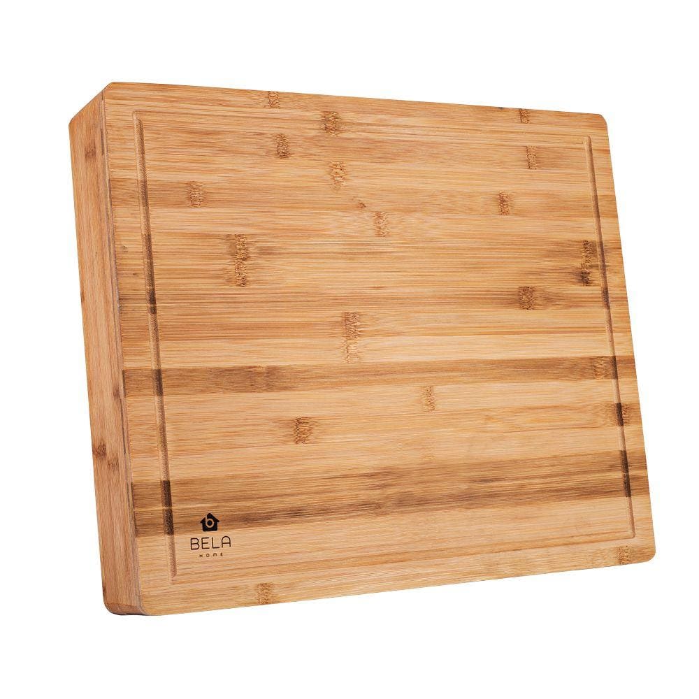 Tábua de Madeira Bela Home para Bancada Bambu 45x38x8cm