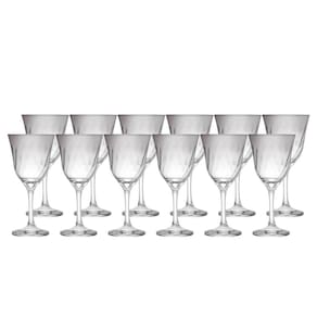 Conjunto de Taças Nadir 365ml Lírio Água 12 Peças