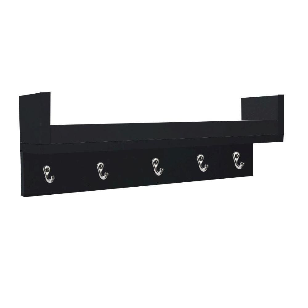 Porta Chaves Com Prateleira - Preto