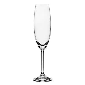 Jogo 6 Taças de Champanhe Gastro 220ml Cristal Eco. Bohemia