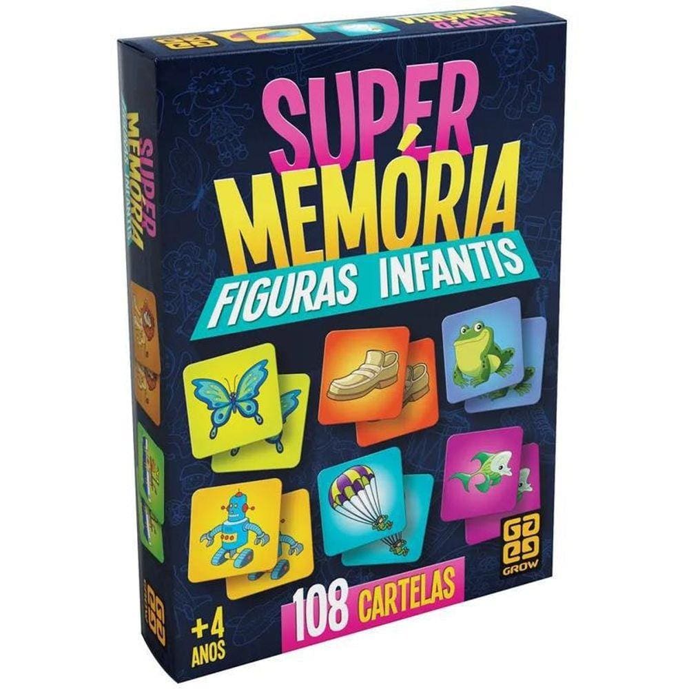 Jogo Super Memória - Figuras Infantis -  Grow