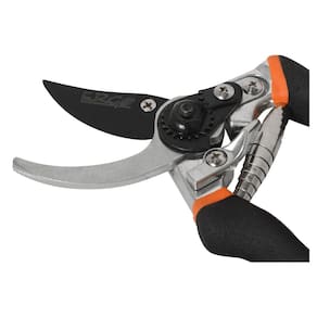 Kit Tesoura Poda Bypass 2 Peças, Preto/Laranja