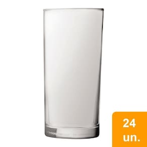 Conjunto de Copos Nadir 350ml Cylinder Long Drink 24 Peças