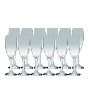 Conjunto de Taças 210ml Windsor Champanhe 12 Peças - Nadir