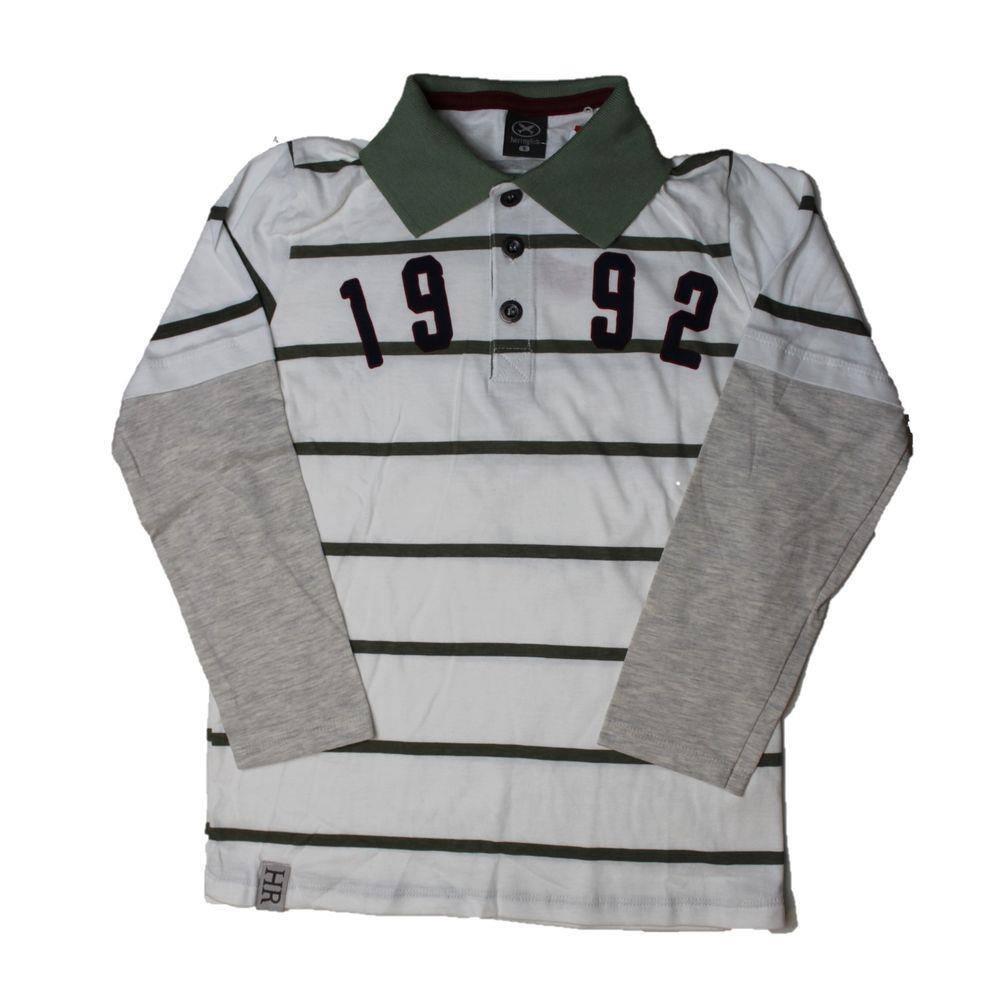 polo manga longa hering