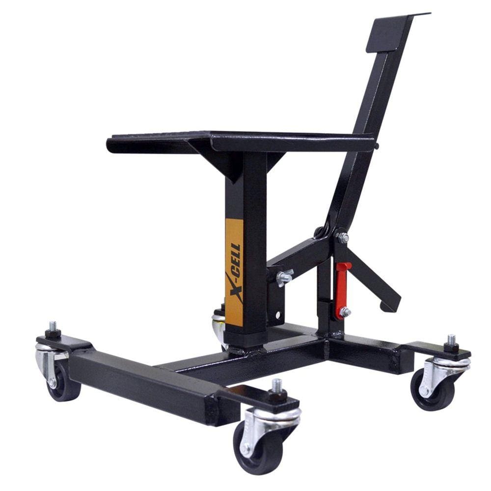 Cavalete Central X-cell Com Rodinhas Motos Off Road