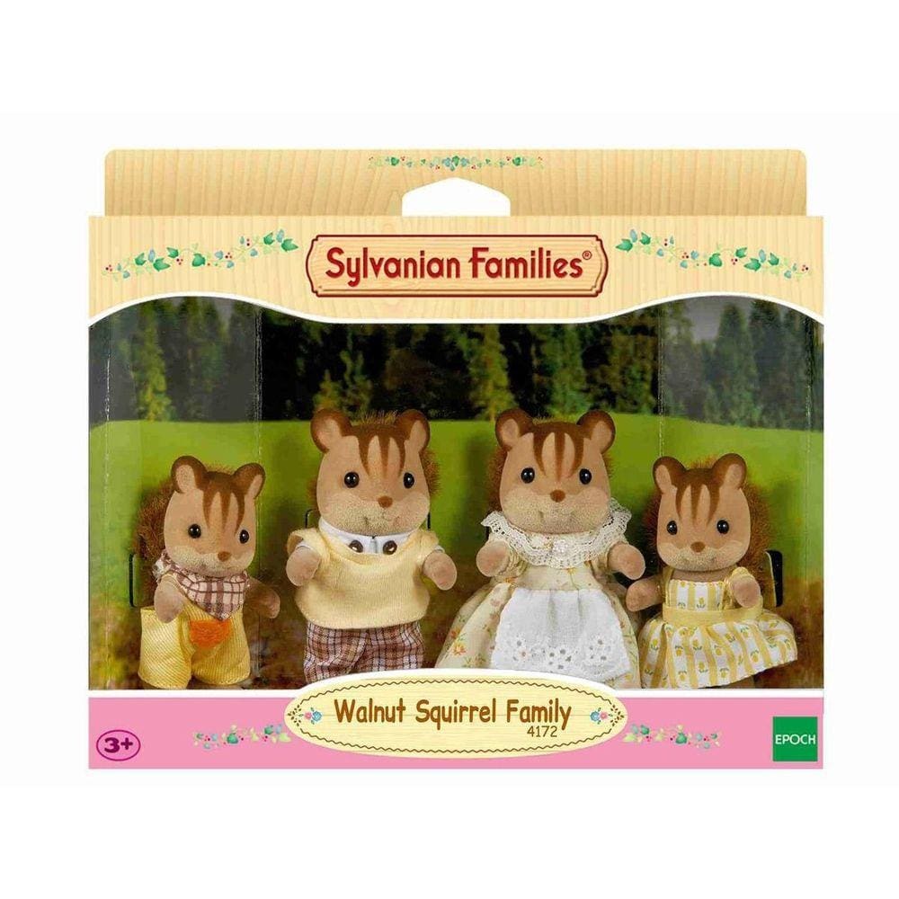 Sylvanian Families Familia Dos Esquilos Noz Epoch 4172