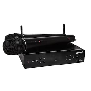 Microfone Uhf Multi-Frequencia 2 Bastoes Xsl 502 Pll Lexsen