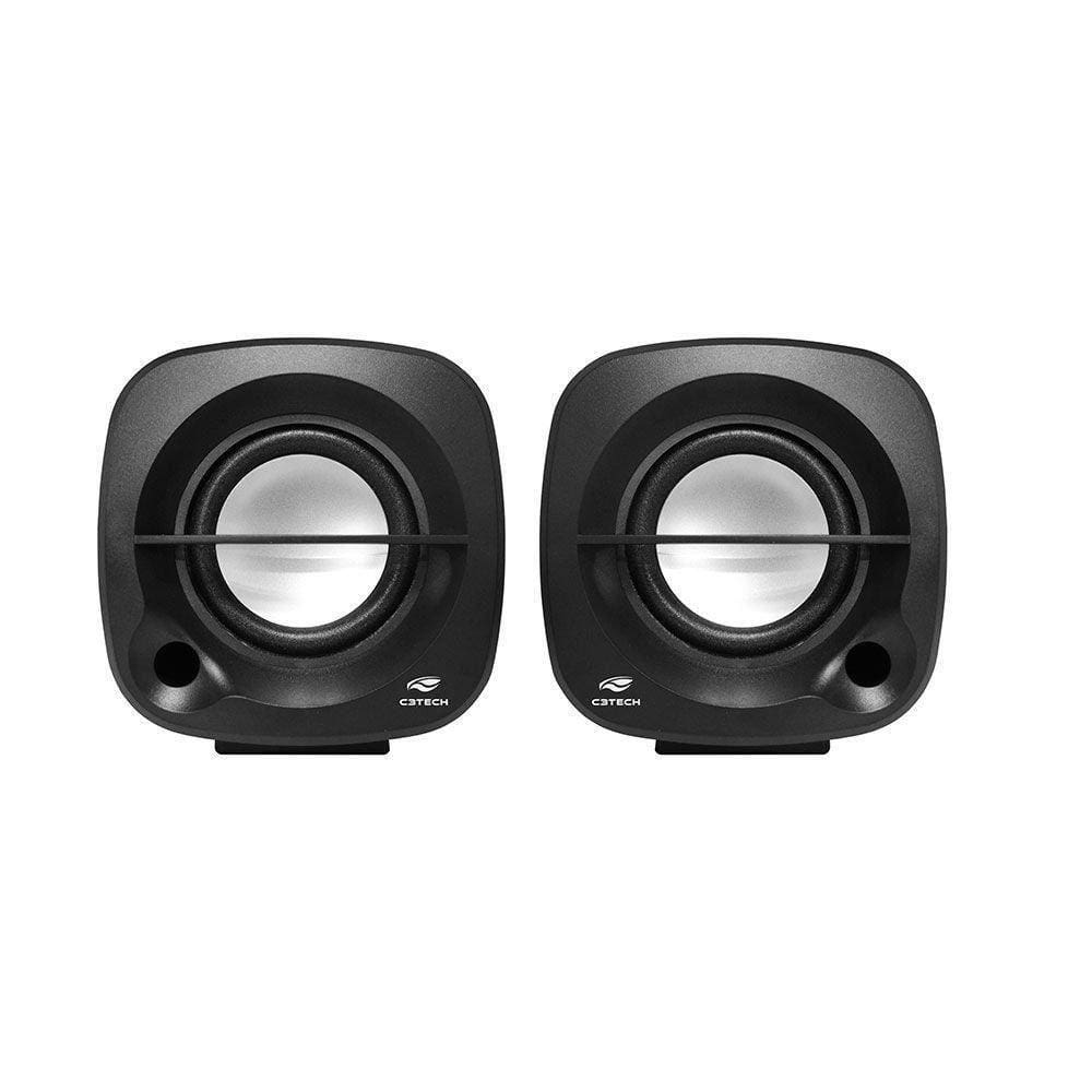 Caixa de Som C3 Tech Sp 303bk 2.0 3w Preta