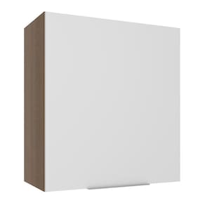 Armário Aéreo Stella 1 Porta Rustic/branco Madesa