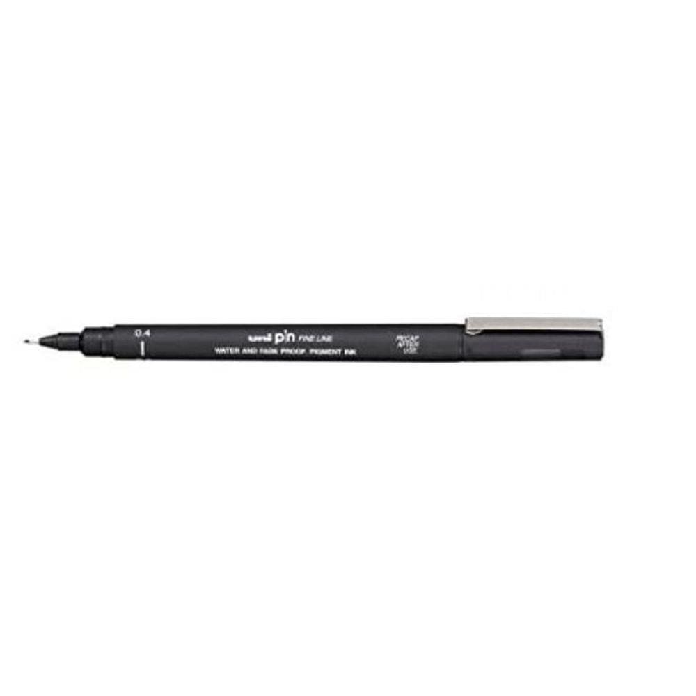 Caneta 0,4Mm Uni Pin Fine Line Preta - 31.78