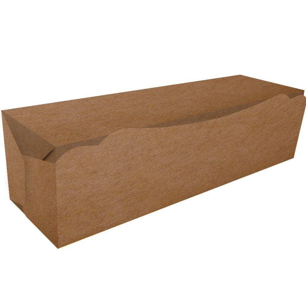 Embalagem de HotDog Cachorro Quente Delivery 20Cm Kraft 1000