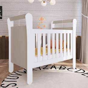 Berço Cama Infantil Americano Marquesa Meu Fofinho - Fumê
