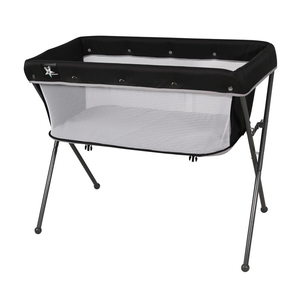 Berço Galzerano Co-Leito 2015PTC Portátil Bari – Preto/Cinza