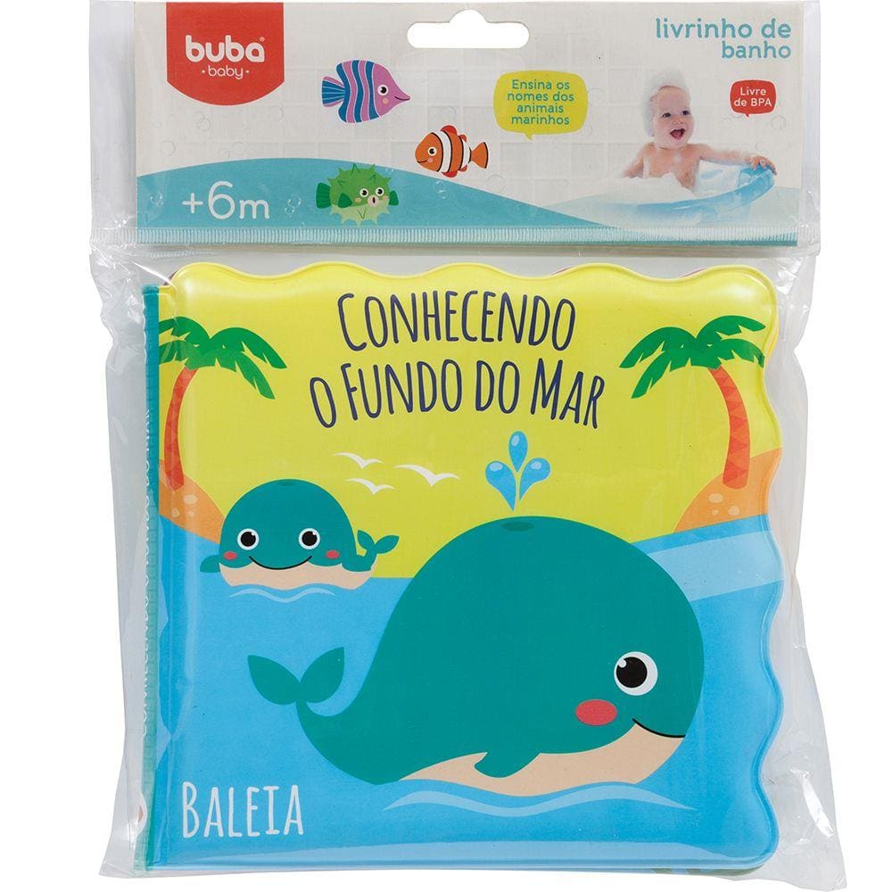 Livrinho De Banho Conhecendo O Fundo Do Mar Buba 11752