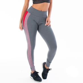 Calca Legging Mescla Com Telinha | Black Fang 6028