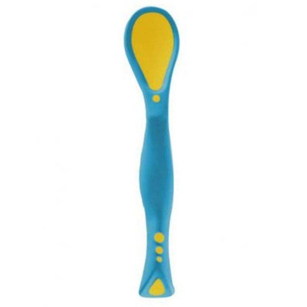 Colher Para O Bebê Flexível Azul 5248 Buba