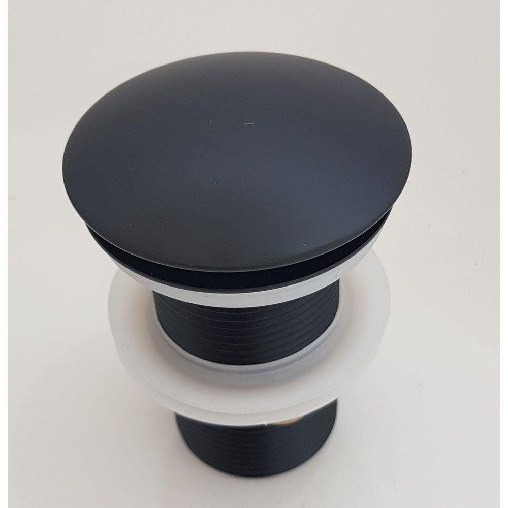 Válvula de escoamento lavatório  Click  1 1/4 Black Matte