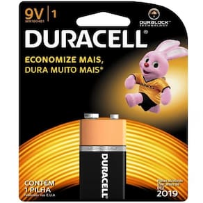 Pilha Duracell 9V