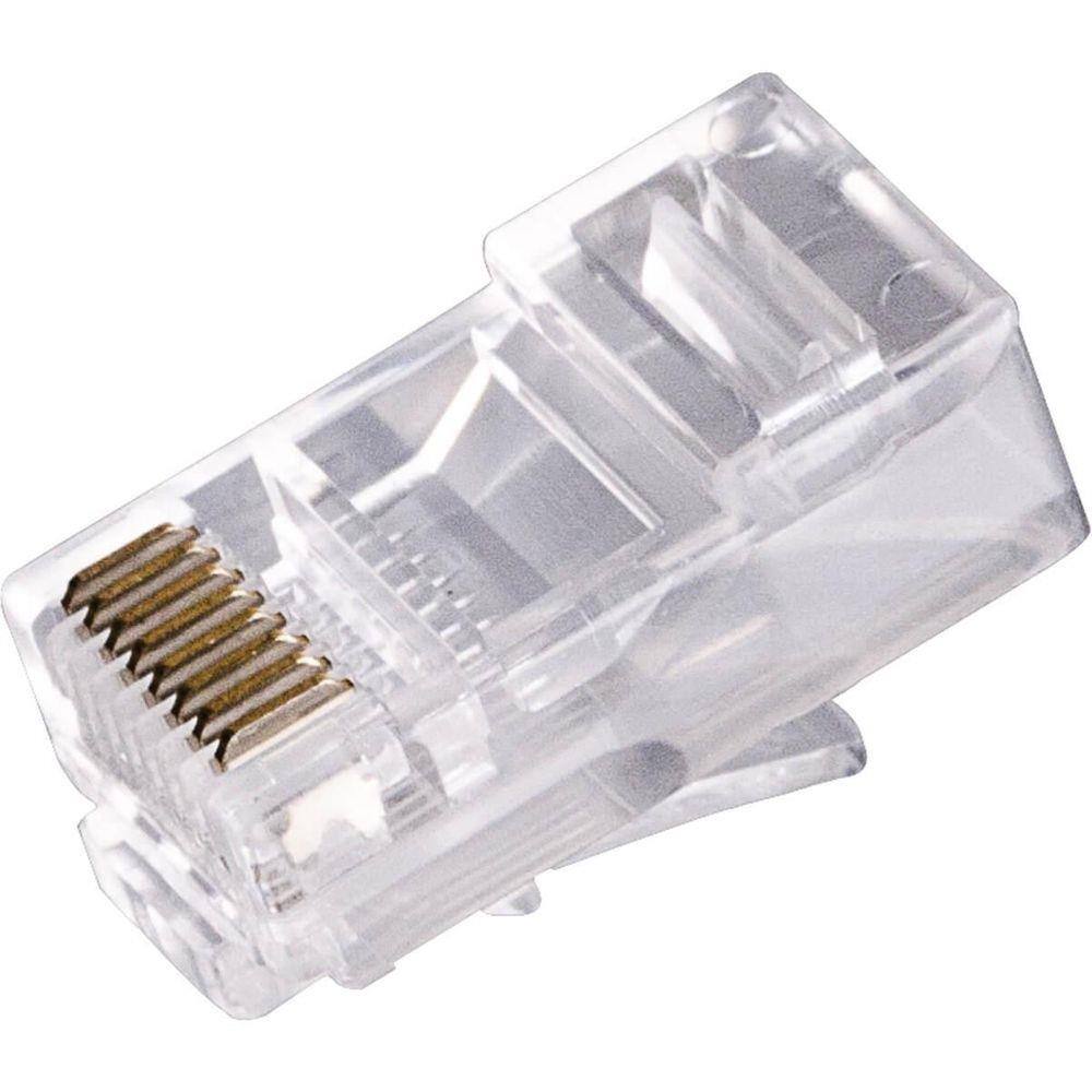 Conector Rj45 Cat5E Pacote 100Un