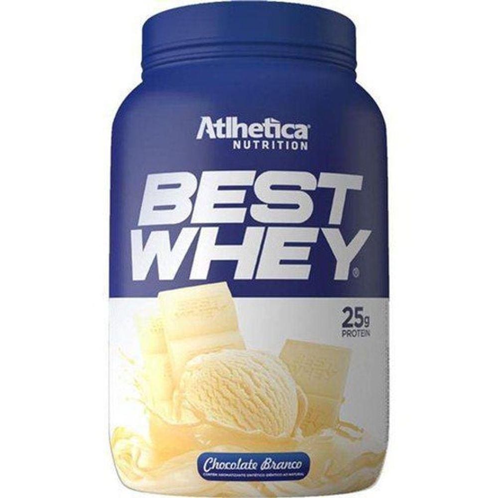 Best Whey 900G Chocolate Branco Atlhetica Nutrition