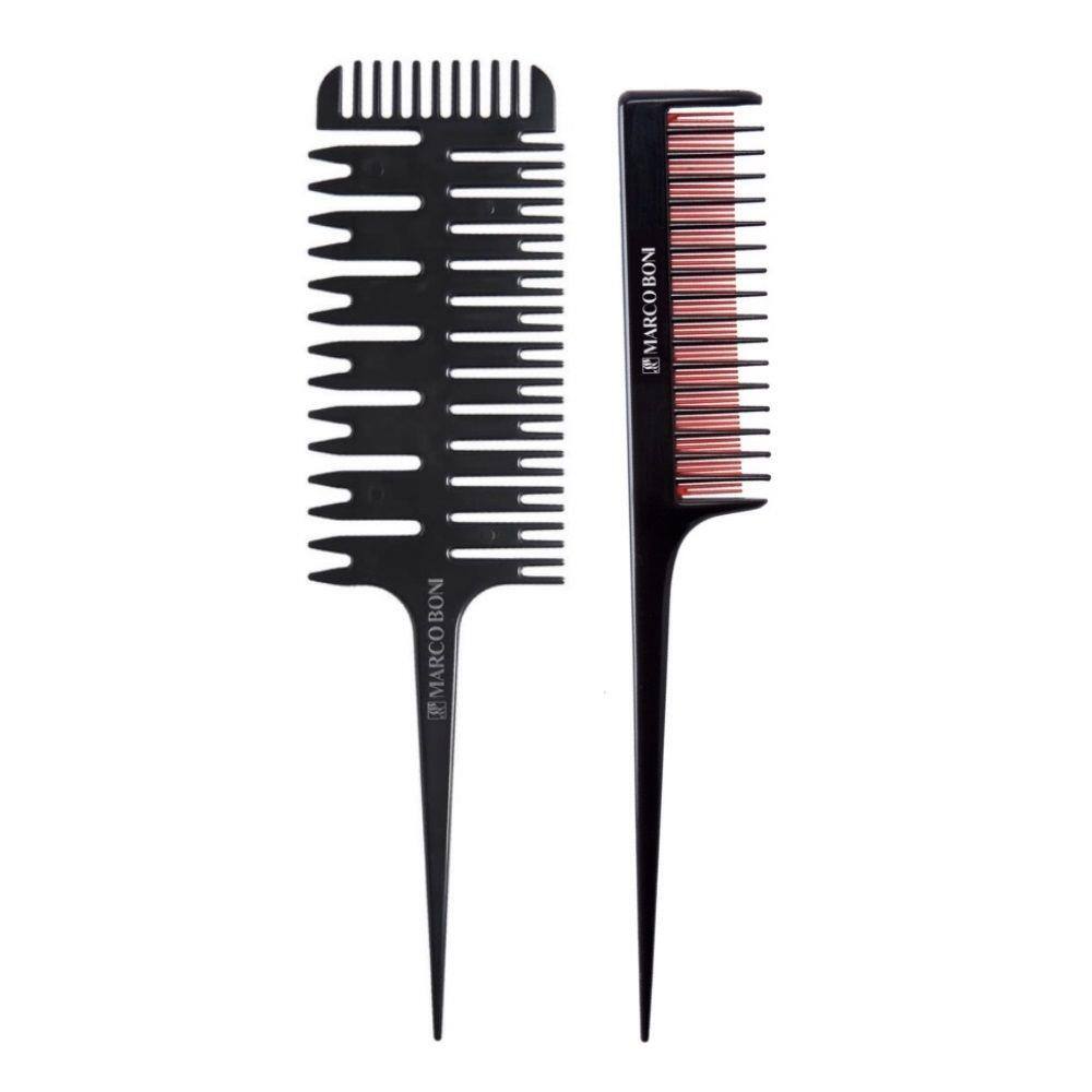 Kit Pentes Profissionais Para Desfiar E Mechas Marco Boni
