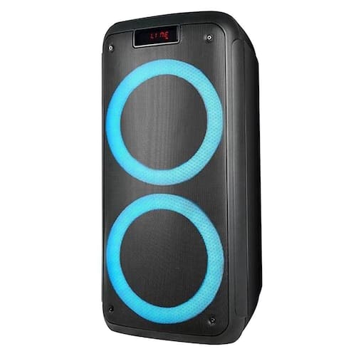 imagem-Caixa De Som Pulsebox Pulse SP359 Com Led E Bluetooth Bivolt 1000W Preto