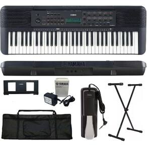 Teclado musical Yamaha PSR Series PSR-E373 61 teclas preto