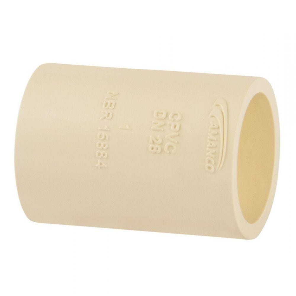 Luva Simples Fêmea/Fêmea Super CPVC 42MM Amanco