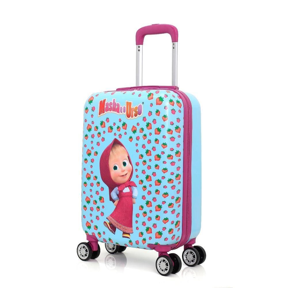 Mala de bordo infantil Masha e o Urso Swiss Move Azul