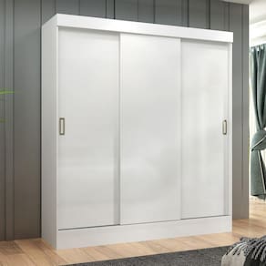 Guarda Roupa 3 Portas 2 Gavetas Istambul Yescasa Branco