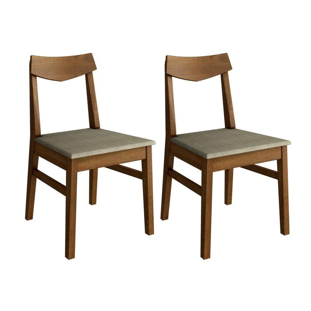 Conjunto 2 Cadeiras Club ArteMobili Garapa